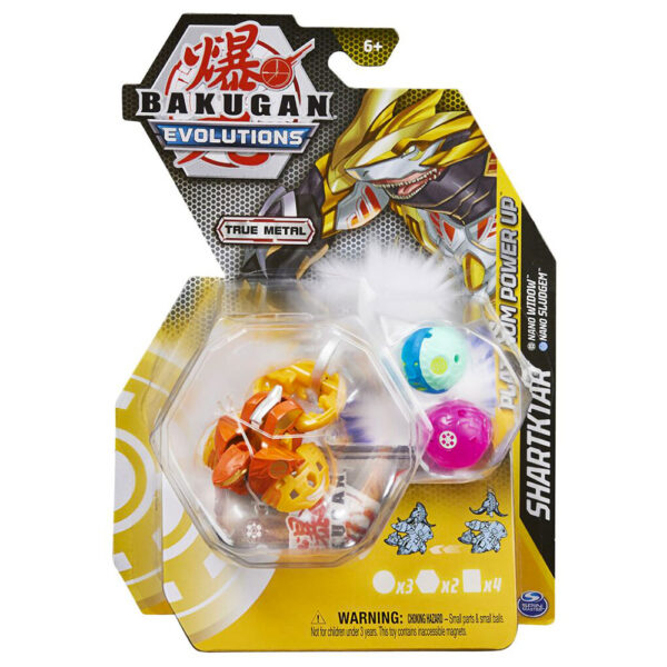 Aurelus Platinum Sharktar Power Up Pack Bakugan Evolutions 20135593