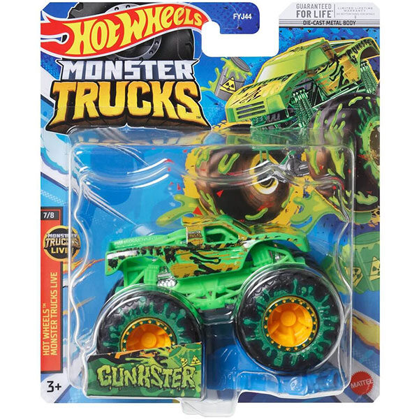 Gunkster 1:64 Monster Trucks Hot Wheels FYJ44/HNW22