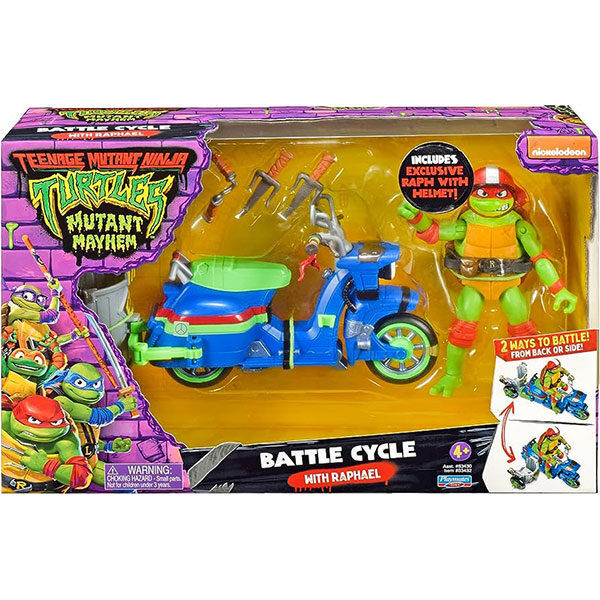 Battle Cycle with Raphael 83430/83432 TMNT Mutant Mayhem