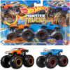 Dodge Charger R/T vs Rodger Dodger 1:64 Monster Trucks Hot Wheels FYJ64/HNX30