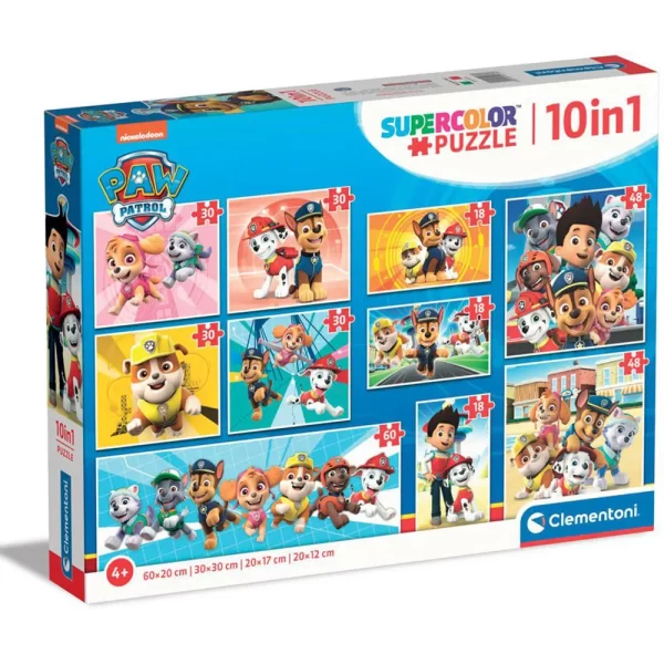 Пъзели 10в1 Paw Patrol 20270 Clementoni