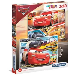 Пъзел 2x60 части Cars 3 7131 Clementoni