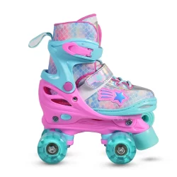 Roller skates Ariel - регулируеми ролкови кънки с LED светещи колела