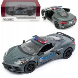 Corvette 2021 POLICE 1:36 KiNSMART KT5432WPR