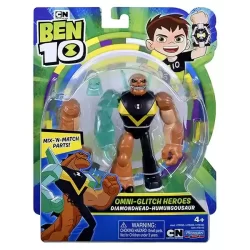 (Ben 10) Omni-Glitch Heroes Diamnondhead-Humungousaur 76143