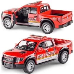 Ford F150 SVT Raptor SuperCrew 2013 FIRE RESCUE 1:46 KiNSMART KT5365WPR