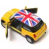 Mini Hatch YELLOW british flag Welly 1:(34-39)