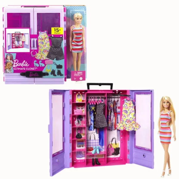 Гардероб с тоалети и кукла Barbie Ultimate Closet Doll and Accessory GBK12