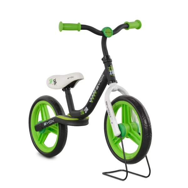 Zig-Zag GREEN balance bike