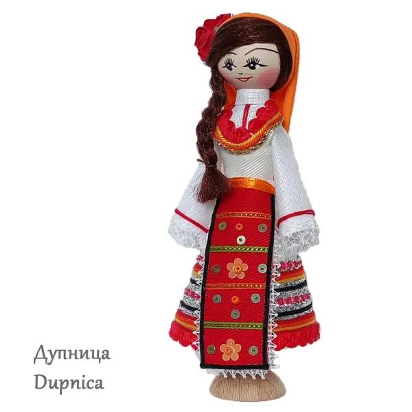 Дупница - район (Dupnica) сувенирна битова кукла 12.5cm