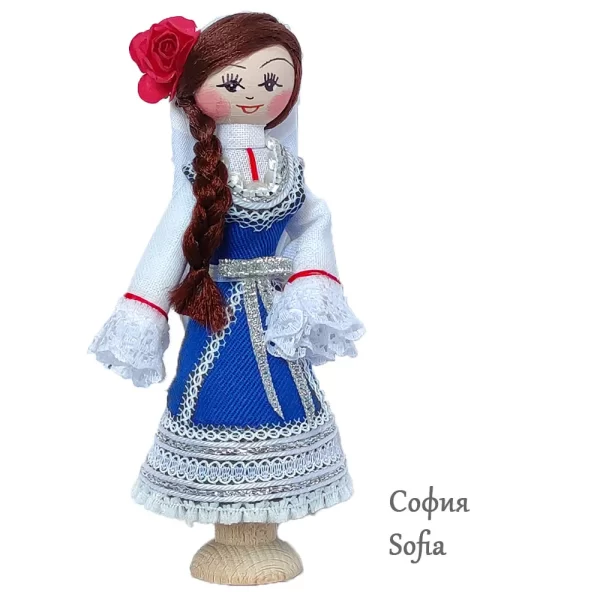 Софиянка сувенирна (битова) кукла (Sofia) 12.5cm