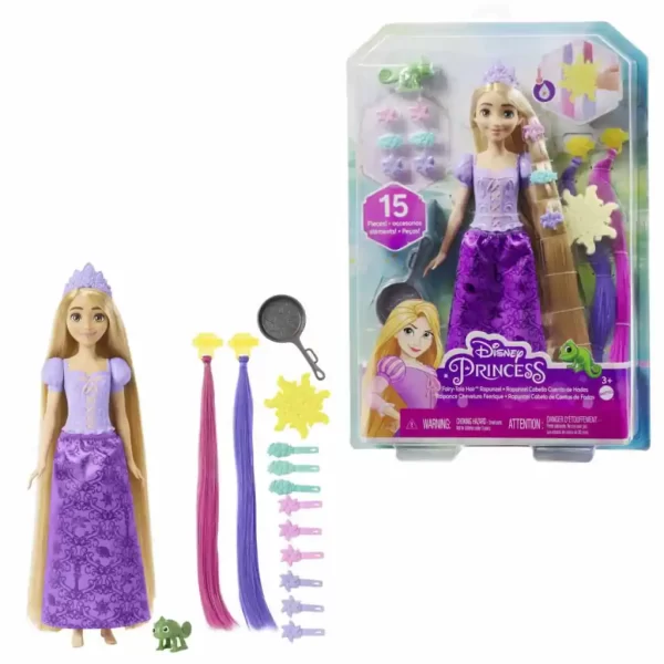 Рапунцел с приказна коса Disney Princess Disney Princess Fairy-Tale Hair Rapunzel HLW18