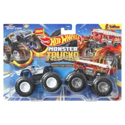 Night Shifter v/s 5 Alarm 1:64 Monster Trucks Hot Wheels FYJ64/HWN56