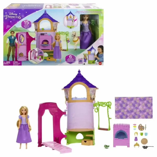 Кулата на Рапунцел - Disney Princess Rapunzel’s Tower Playset HLW30