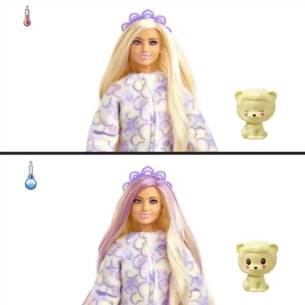 Кукла с плюшен костюм Лъвче - Barbie Cutie Reveal Lion HRK02/HRK06