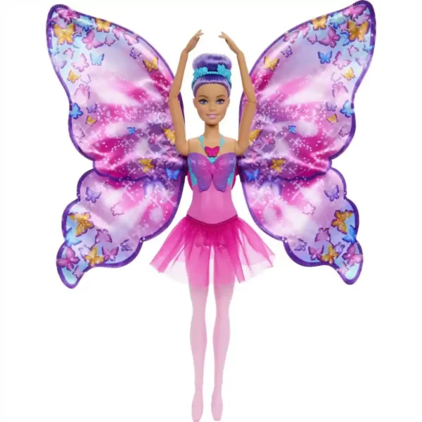 Кукла Танцьорка Пеперуда - Barbie Dance And Flutter Doll with 2-In-1 Transformation Mattel HXJ10 