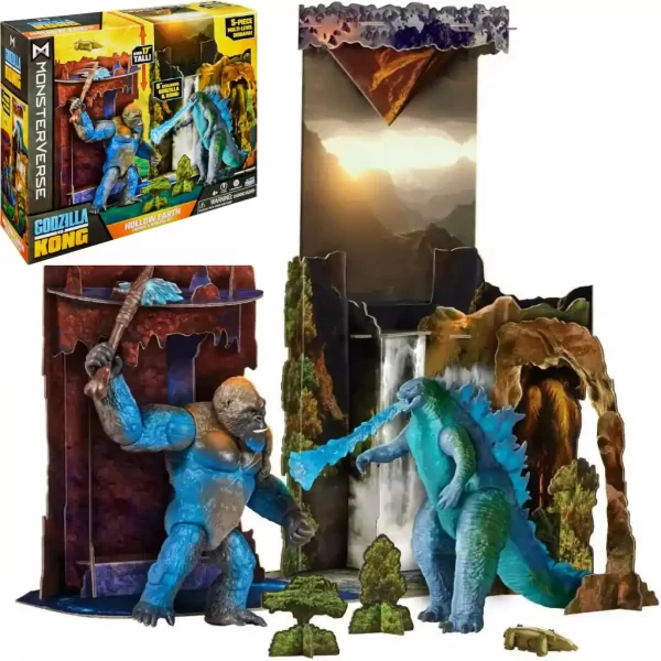 Hollow Earth Figures  & Diorama Set MonsterVerse GODZILLA x KONG 35292