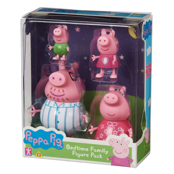 Семейство с пижами Peppa Pig Bedtime Family Figure Pack 07123