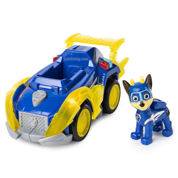 Спасителна машина на Чейс със звук и светлини Paw Patrol Chase Deluxe Vehicle 6053026