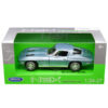 Chevrolet Corvette (1963) светло син 1:24 Welly 24073