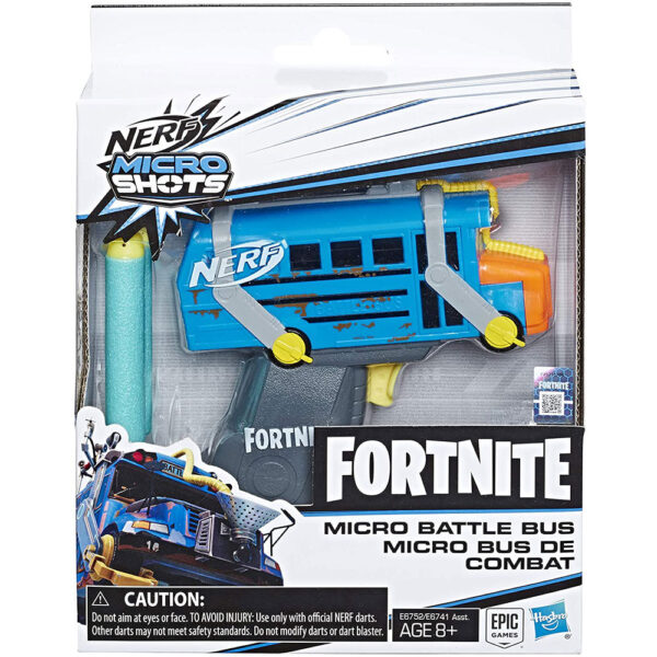 Fortnite Micro Battle Bus Nerf Micro Shots E6752/E6741