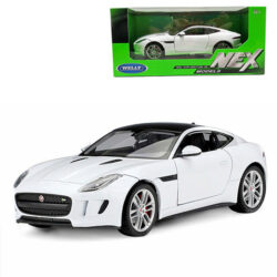 Jaguar F-type Coupe бял 1:24 Welly