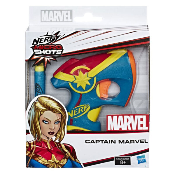 Captain Marvel пистолет Nerf Micro Shots E3004/E2931