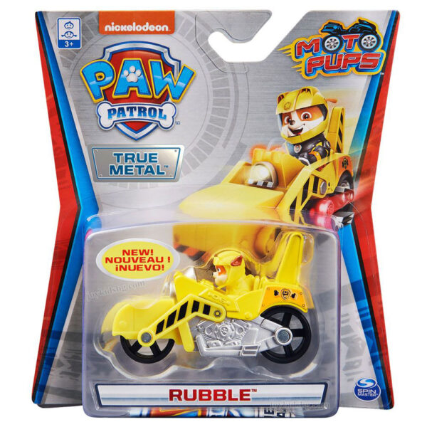 Paw Patrol Rubble True Metal Moto Pups 6053257/20130496