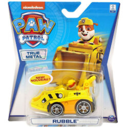 Ръбъл с метална кола Paw Patrol Rubble True Metal 6053257